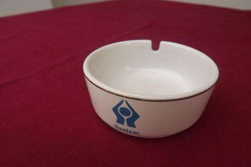 Sanlam Porcelain Ashtray by Drosdy Stoneware