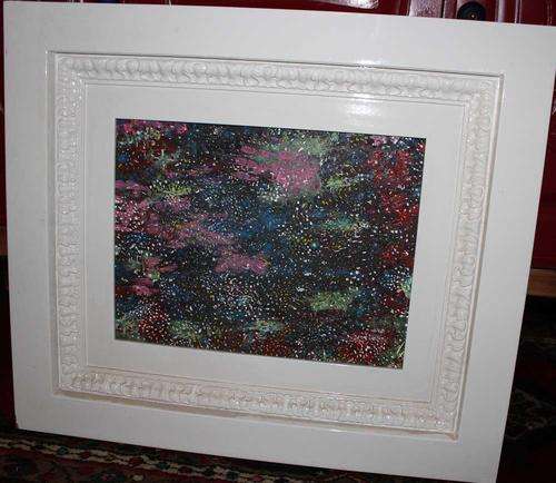 Abstract painting by the famous comedian turned painter Casper de Vries. Huge investment potential