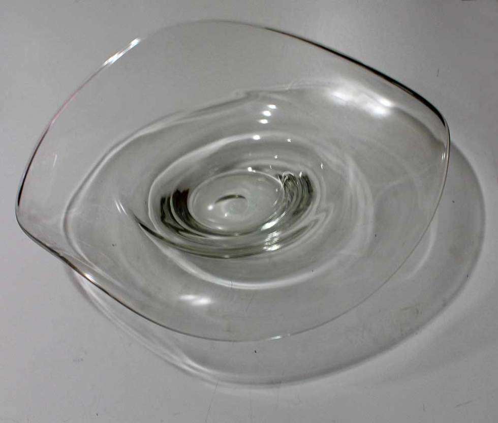 Beautiful and large hand-blown glass vase