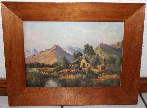 Magnificent little print from Tinus de Jongh