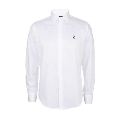 Polo Custom Fit Plain Greig Shirt White
