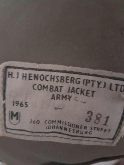 Bunny Jacket, Pants & Shirt (SADF, ARMY, Military)