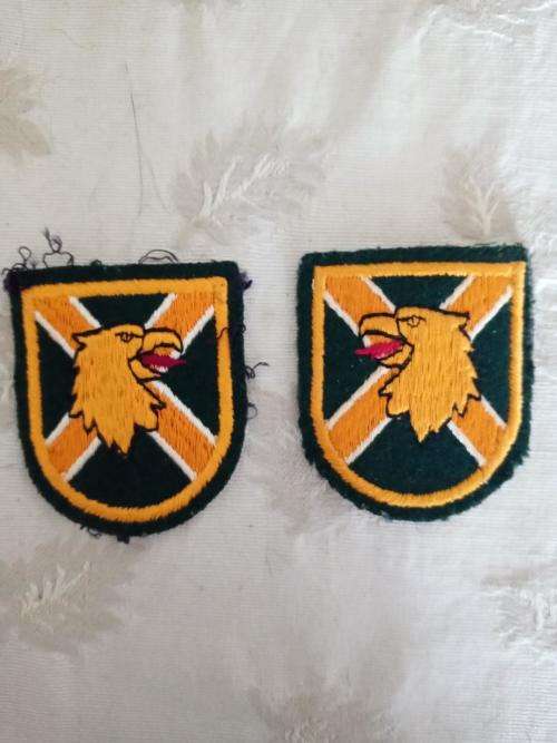 SADF MOOT COMMANDO FLASHES (PAIR)