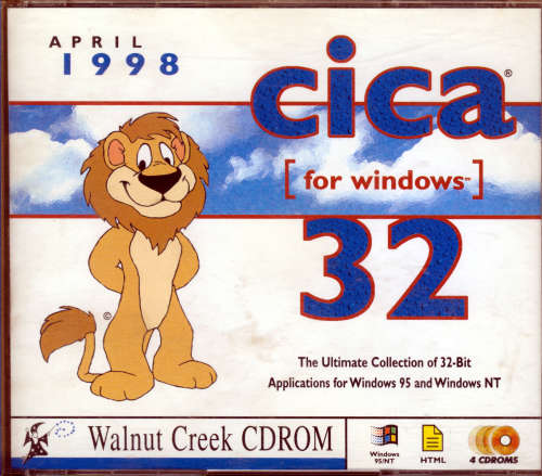 Cica 32 For Windows 4-Pack CD for Windows NT and 98