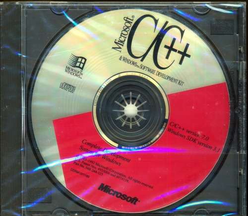 Microsoft Visual C/C++ Version 7.0 Windows SDK v3.1 New Sealed