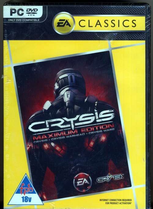 Crysis Maximum Edition (Crysis + Crysis Warhead + Crysis Wars) PC DVD