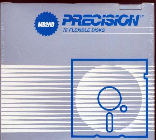 Precision Dysan MD2HD 5.25 inch Blank Diskettes 10 Pack New Sealed