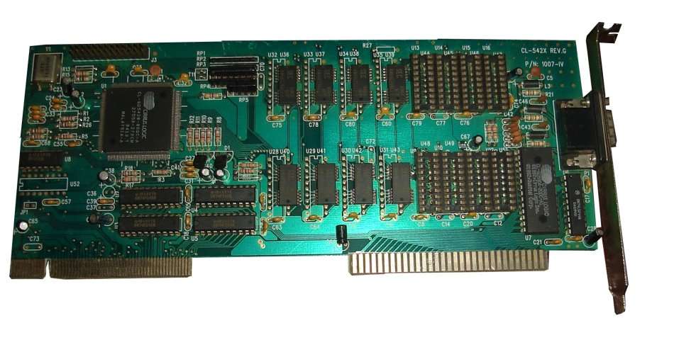 Cirrus Logic CL-GD5426 VGA Card Vesa Local Bus 1mb Memory