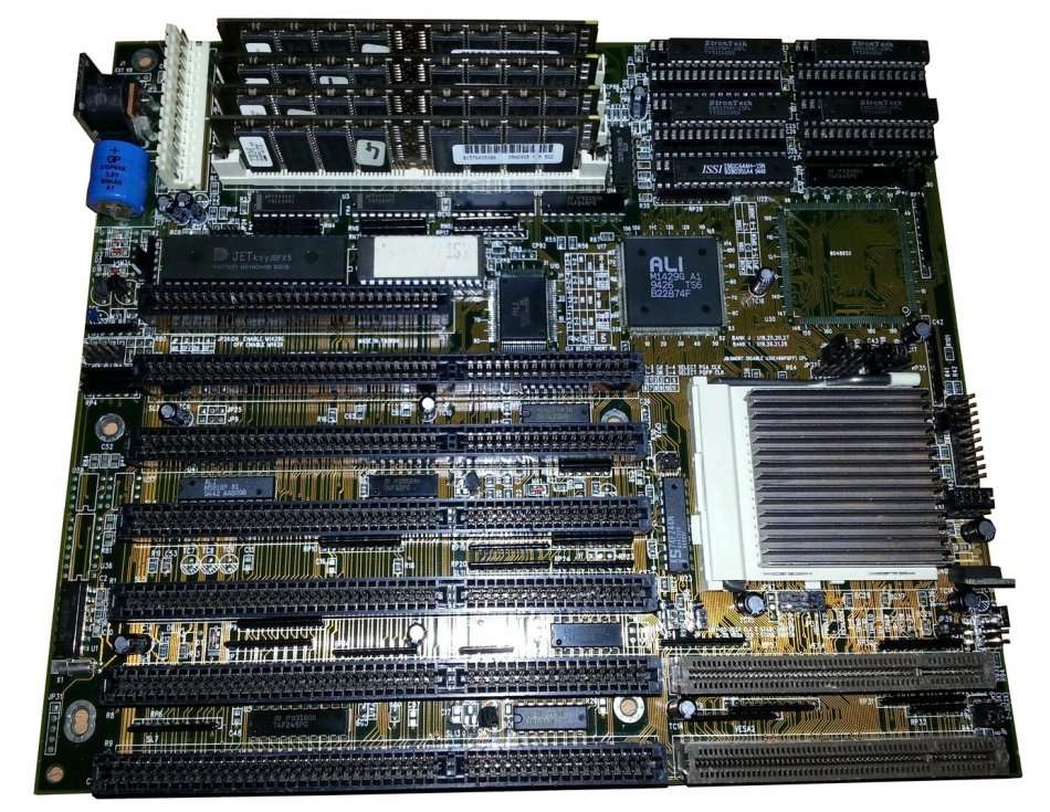 Mecer B870-TI VL-Bus + Intel 486 DX-2 66Mhz CPU + 16mb Memory
