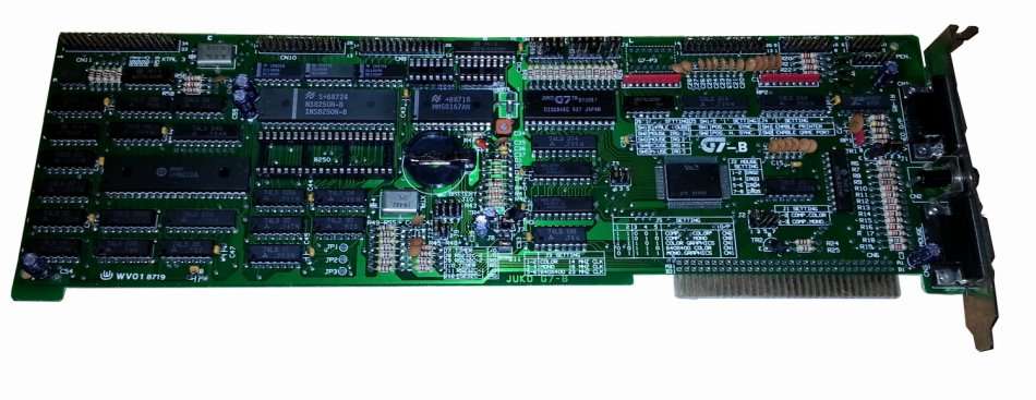 Juko G7-B Monochrome/CGA/EGA Video and IO Card 8-Bit ISA