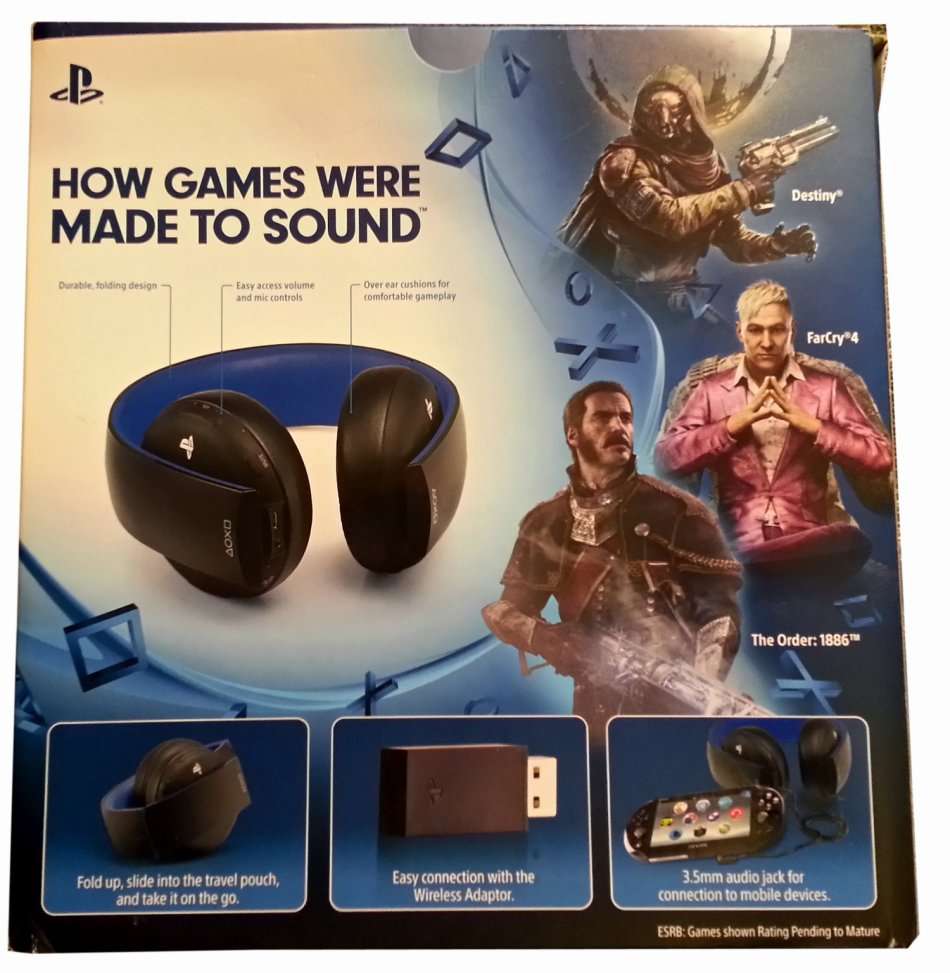 Sony Gold Wireless Stereo Headset for Playstation 4 (PS4) CECHYA-0083