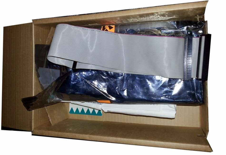 Adaptec AHA 1542B ISA 16-Bit SCSI-1 Card and SCSI Cable Bundle (1990)