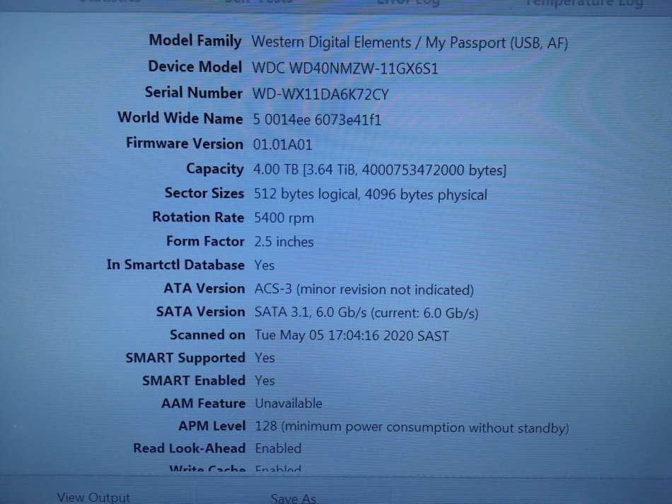 Western Digital Passport Portable 4TB SATA 3.1 USB 3.0 6Gbps
