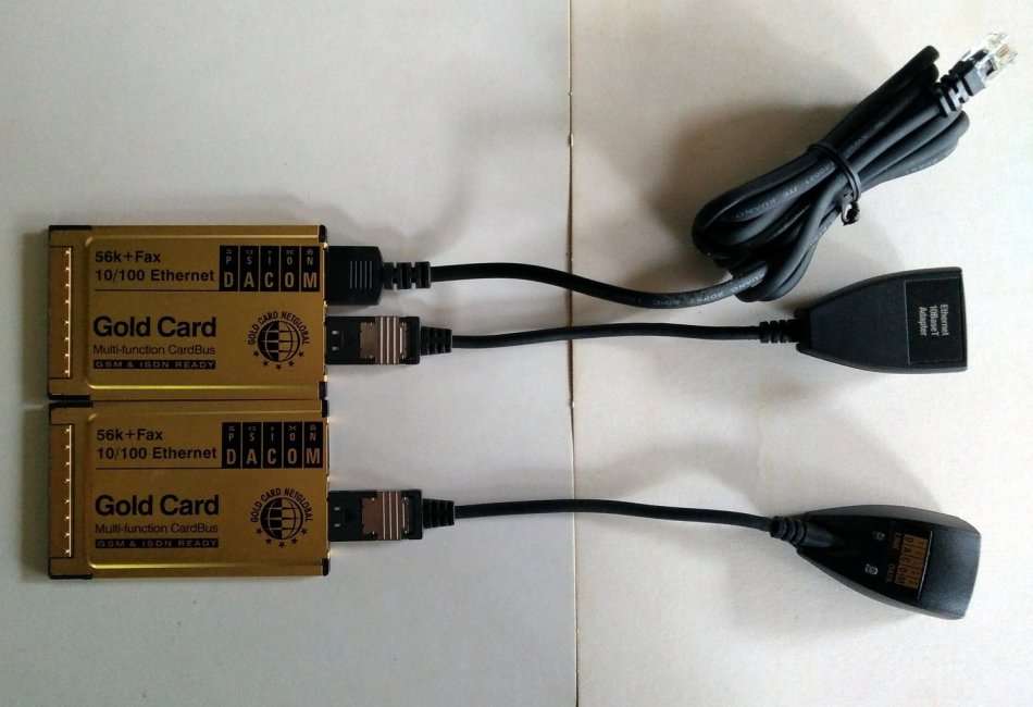 Psion Gold Card PCMCIA 56K Modem and 10/100 LAN