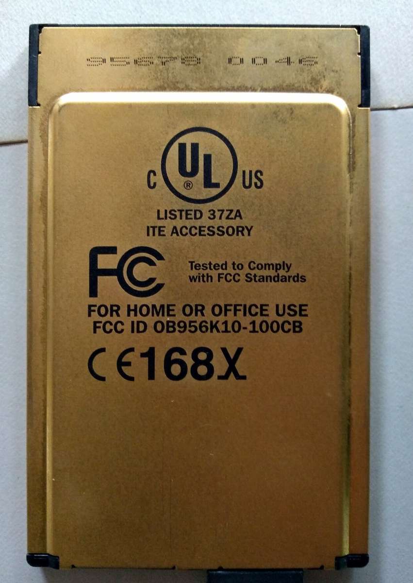 Psion Gold Card PCMCIA 56K Modem and 10/100 LAN