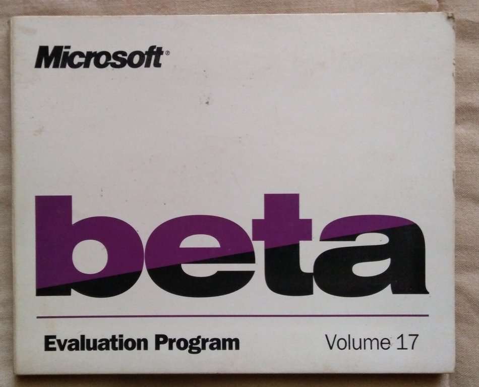 Microsoft Beta Vol 17 3-Disc with Windows NT 4.0 Beta