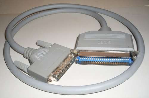 SCSI 25-Pin Male to Centronics 50-Pin Male 1 Meter