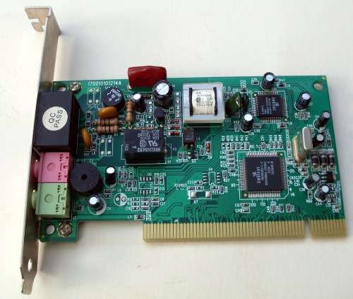 Ambient 56K V.92 Fax/Voice/Data Modem PCI Mic/Speaker connectors