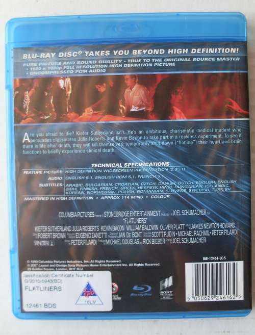 Flatliners Bluray