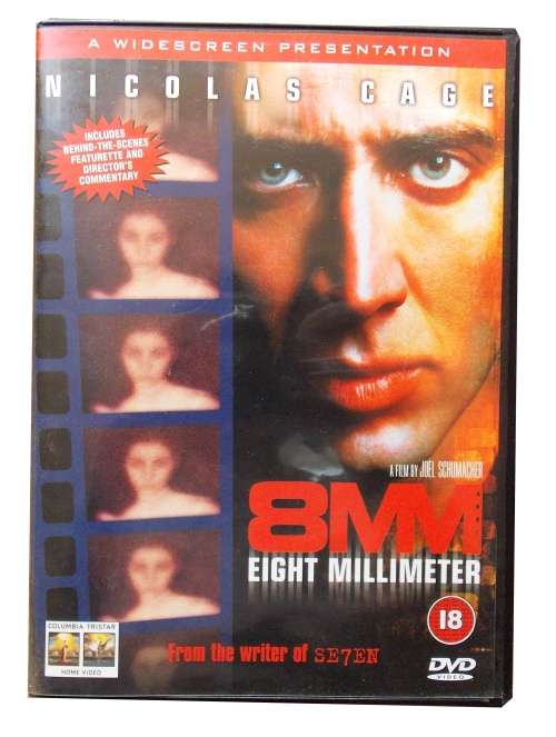 8mm (Nicolas Cage 1998) DVD