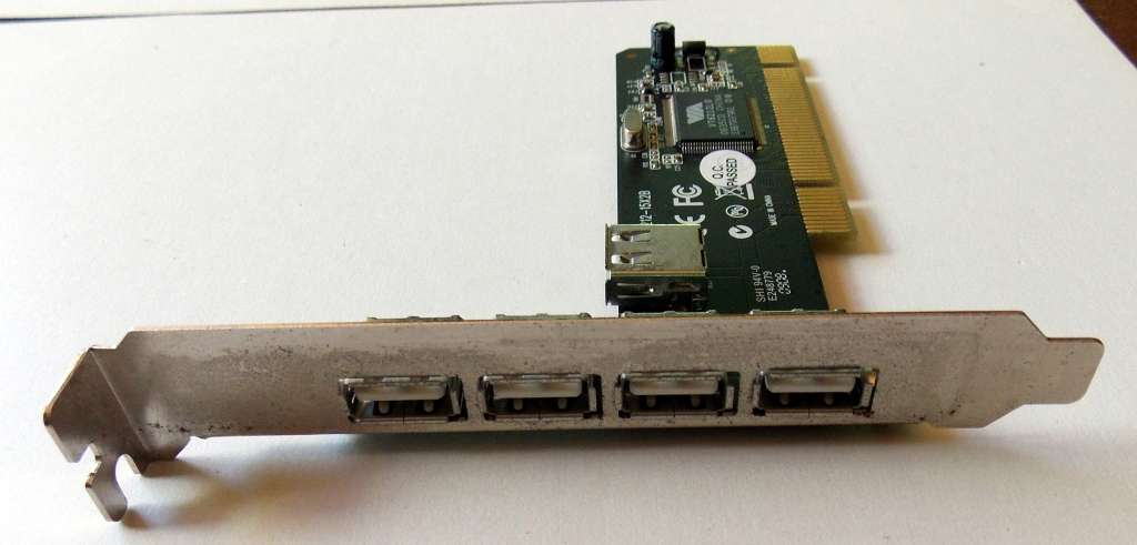 Via VT6212L USB 2.0 Expansion Card PCI 4+1 Ports