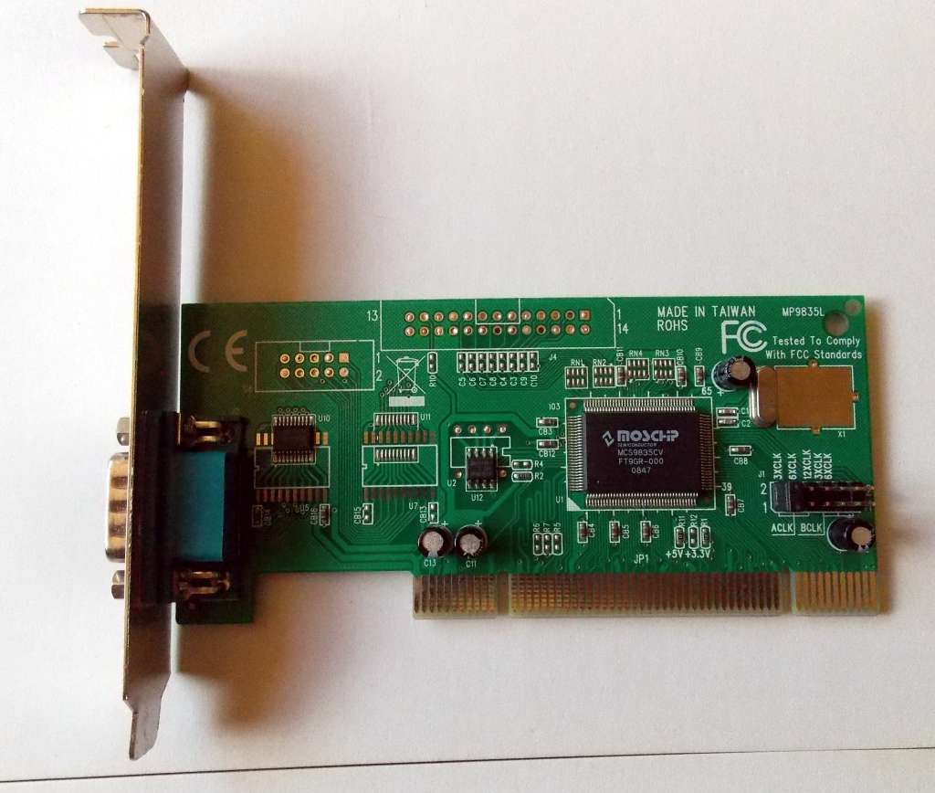 Moschip MCS9835CV PCI Serial Controller Card