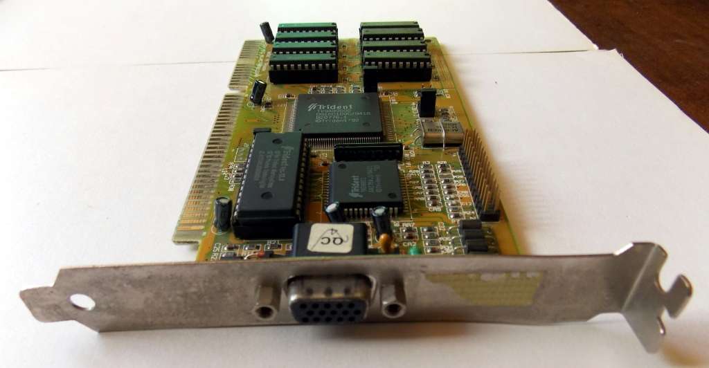 Trident TVGA 8900D ISA Video Card 1mb RAM (1994)