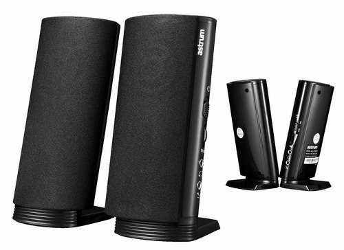 Astrum 2.0CH, 2 x3W RMS, Volume Control, Headphone & Mic Jack