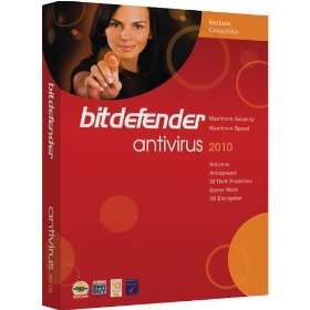 Bitdefender Anti-Virus 2010  x3 User 1 Year Retail