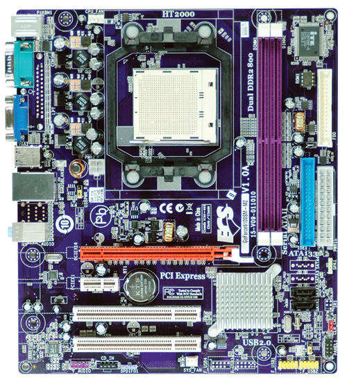 ECS Geforce 6100 V3.0 nForce430, DDR2 800 Version 3.0