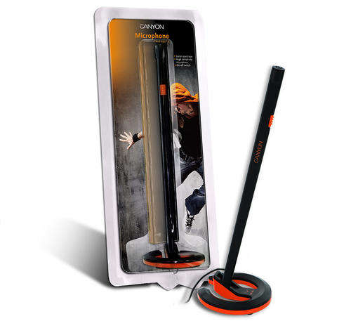 Canyon Stylish Stand Microphone with mute switch