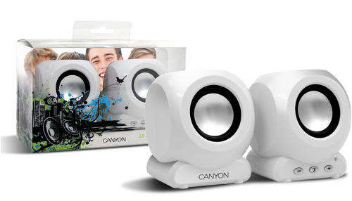 Canyon Square Mini Speaker USB White