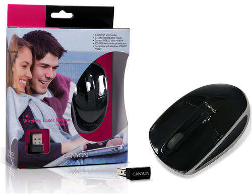 CANYON wireless Laser mouse 1600dpi 2.4Ghz