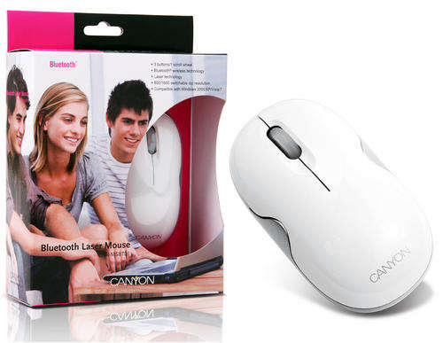 CANYON Wireless Laser Bluetooth Mouse 1600dpi 2.4Ghz