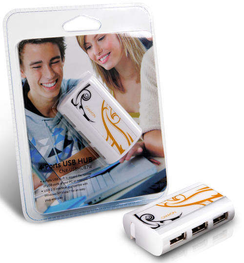 Canyon 4 Port USB Hub, USB Powered
