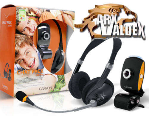 Canyon Chatpack Web Camera 2Mp & Headset with microphone