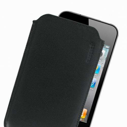 EX218 iPhone 4 Leather Slip Case Black