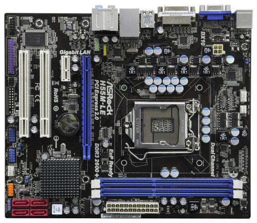 Asrock H55M ,Intel Core i5, Intel Core i3