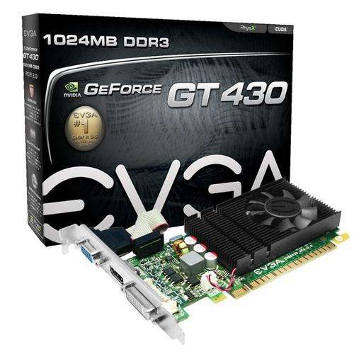 EVGA GeForce GT 430 1024MB - 128-bit, 700MHz Clock