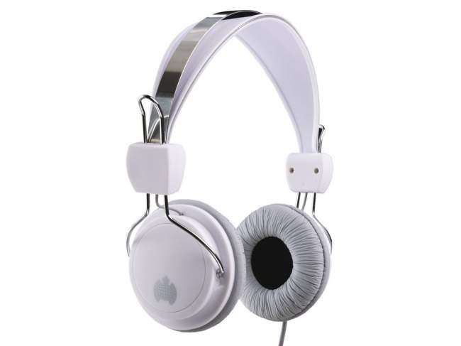 Ministry Of Sound 004 HEADPHONES WHITE/GREY WITH GREY CABLE