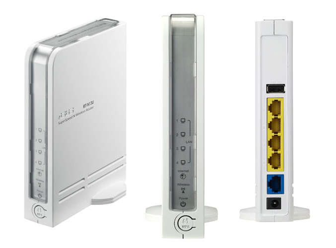 ASUS Wireless Router 300Mbs WiFi b/g/n,  4 x 10/100 LAN, 1 x RJ45 WAN, Reapeater, 1 x USB support 3G