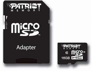 Patriot 16GB Micro-SD HC Class 4 Signature Line Series