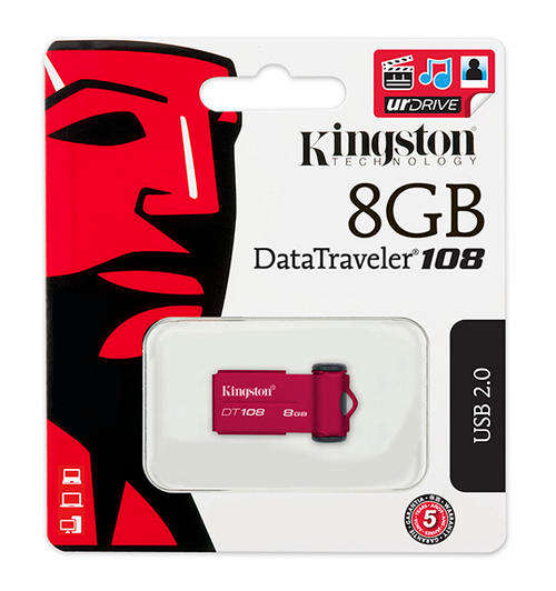 Kingston Datatraveler 8GB DT108 USB 2.0