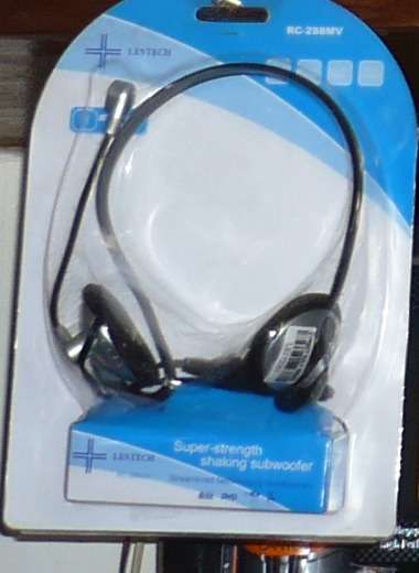 Lestech VOIP headphones Shaking Subwoofer 105dB 32Ohm