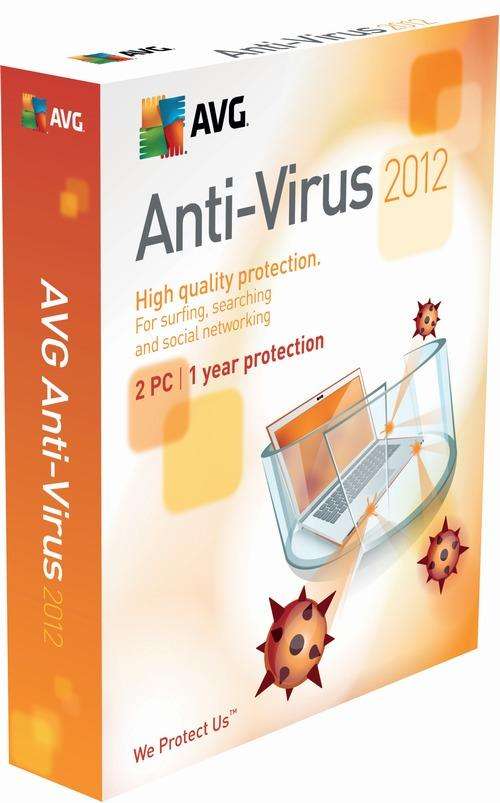 AVG Anti-Virus 2012 - 2User - DVD