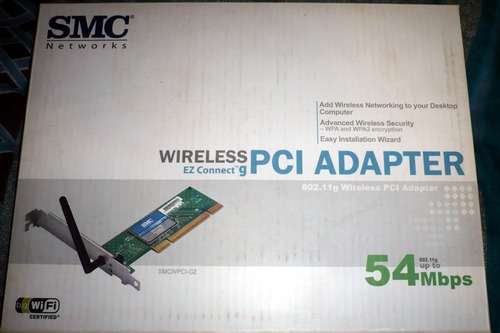 SMC EazyConnect G Wireless PCI card 54Mbps 802.11g