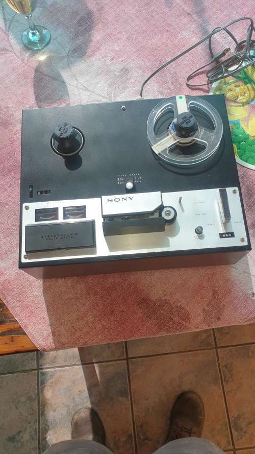 Sony reel to reel tape recorder player