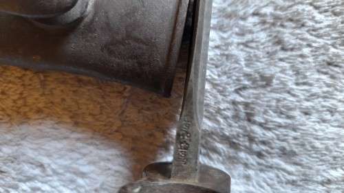 Vintage WWI Bayonet with Scabbard.