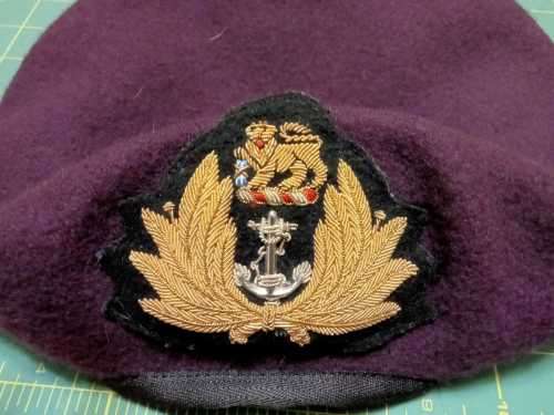 SADF NAVAL OFFICER BERET, buyer pay PostNet