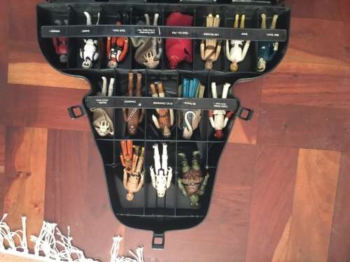 32 x Vintage Star Wars Figures with Darth Vader Carry Case